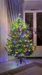 елка с встроенной гирляндой "Торжественная"