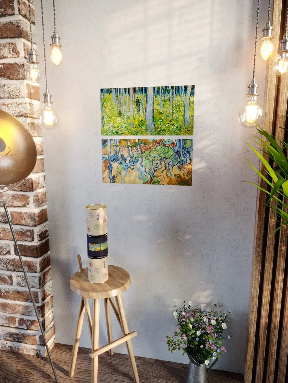 Картины-наклейки на стену для декора интерьерные №36