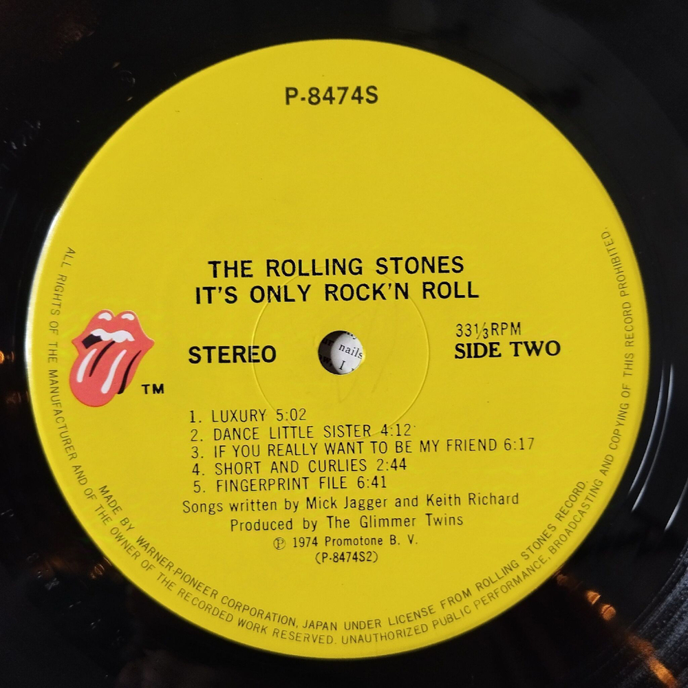 Винтажная виниловая пластинка LP The Rolling Stones Its Only Rock N Roll (Japan 1974) (No Obi)