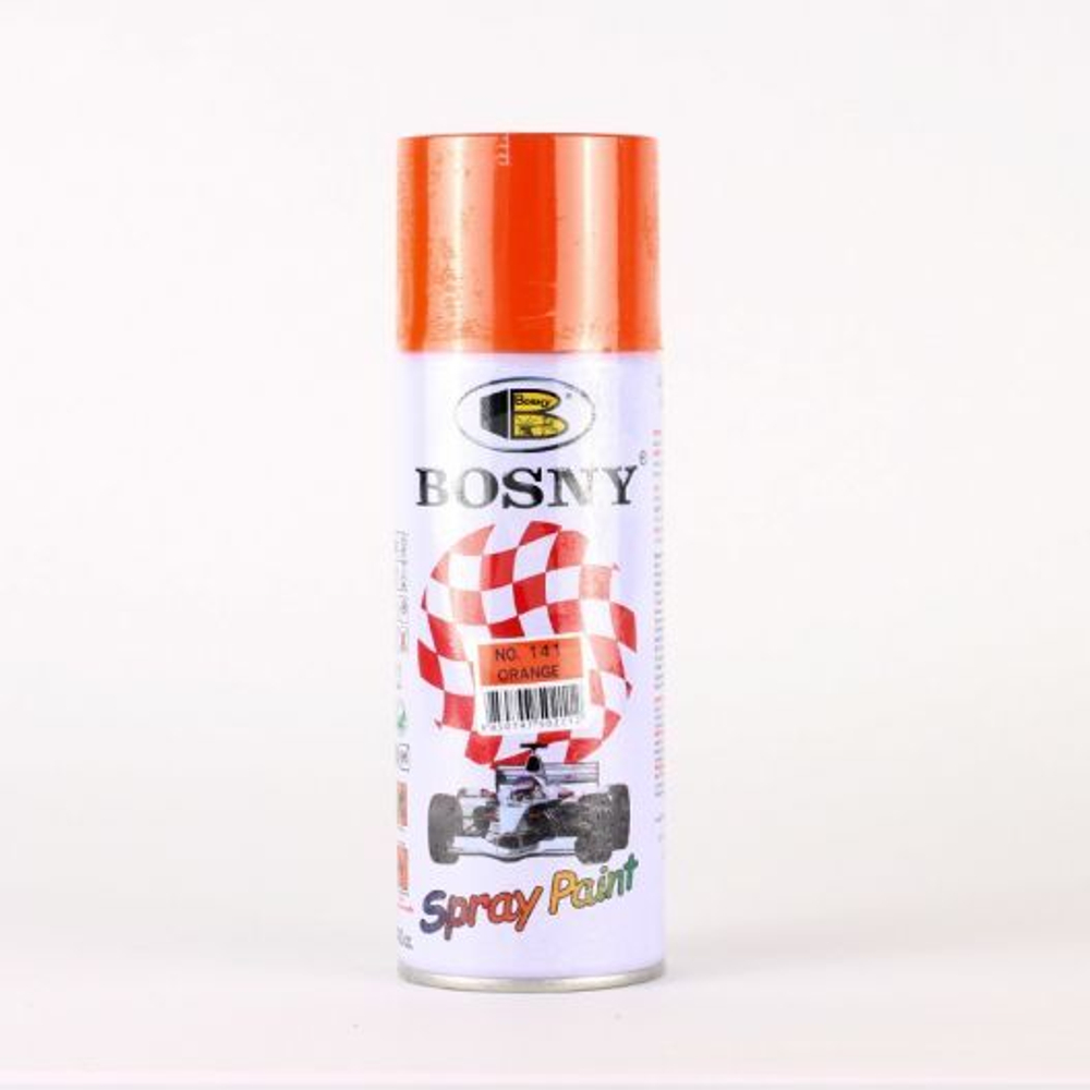 Краска аэрозольная Bosny №141 оранжевая RAL2004 400мл(300г)