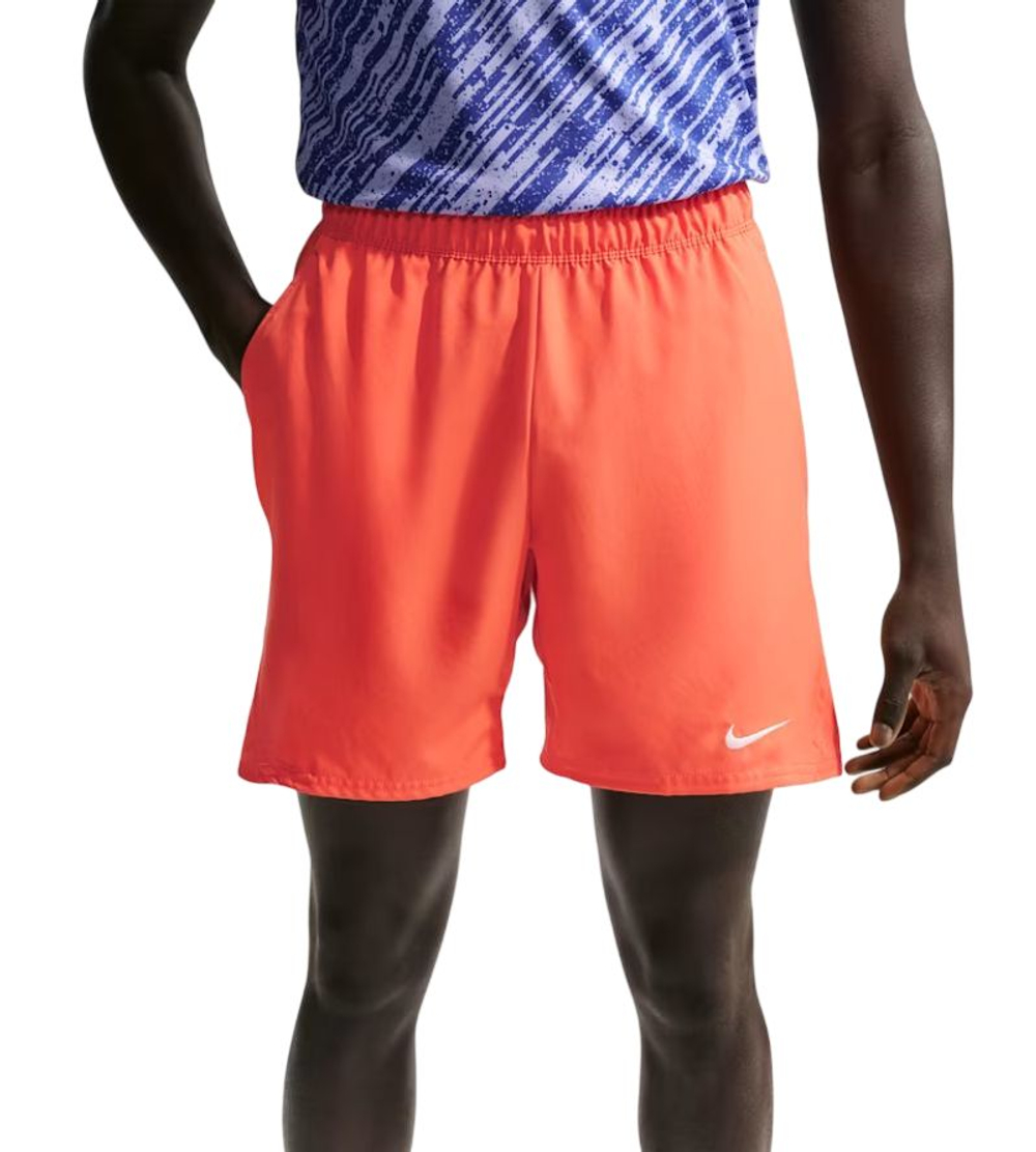 Теннисные шорты Nike Court Dri-Fit Victory 7" - turf orange/white