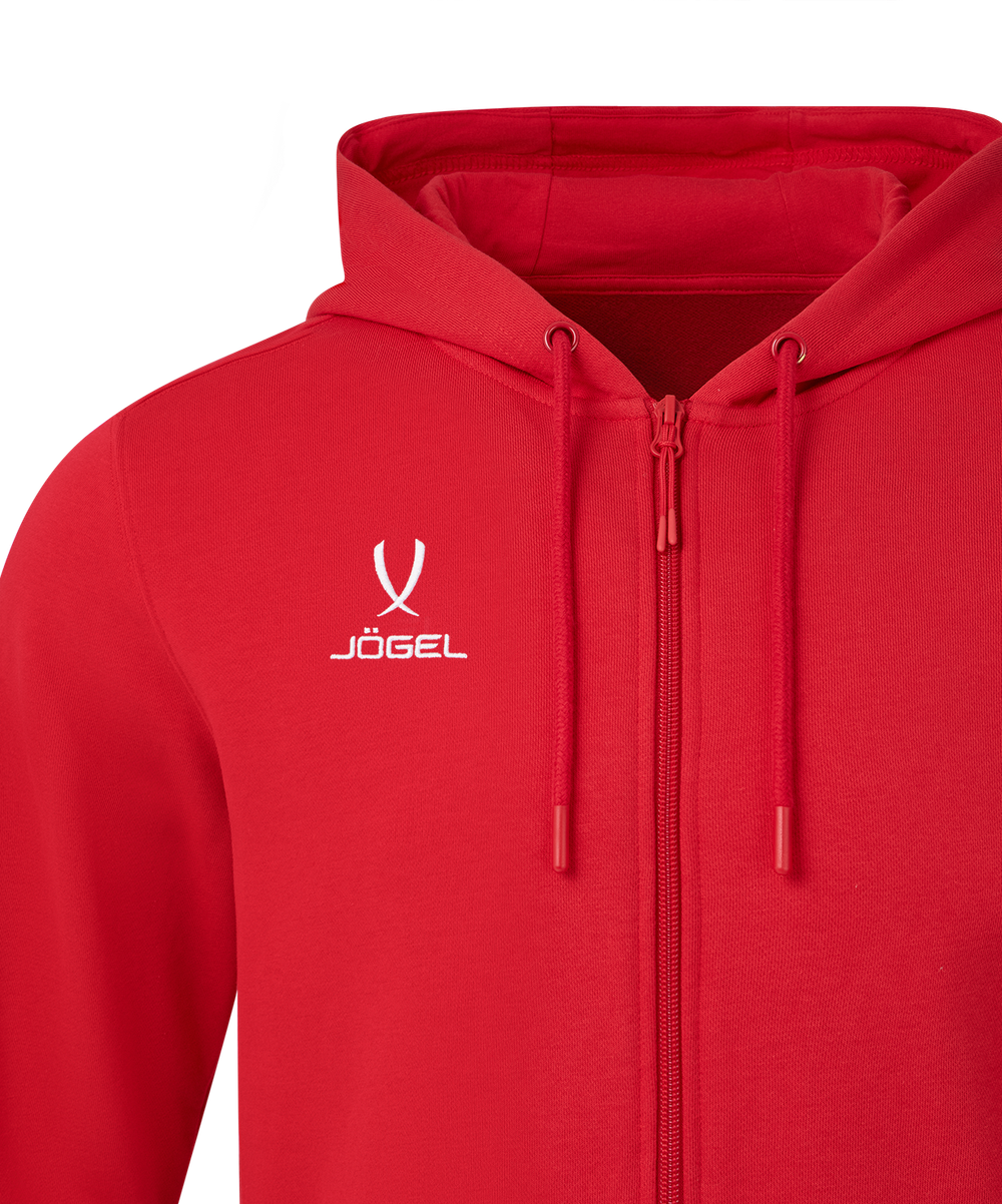 Худи на молнии ESSENTIAL Cotton FZ Hoodie, красный, детский