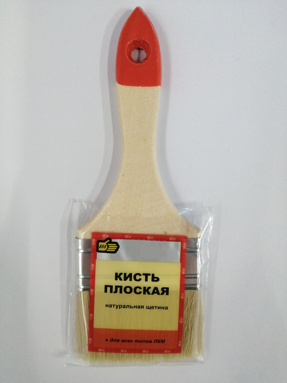 Кисть плоская натур.щетина 3,0" Стандарт