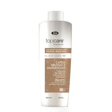 Lisap Шампунь для восстановления волос и придания блеска Top Care Repair Elixir Care Shampoo Lisap, 1000 мл