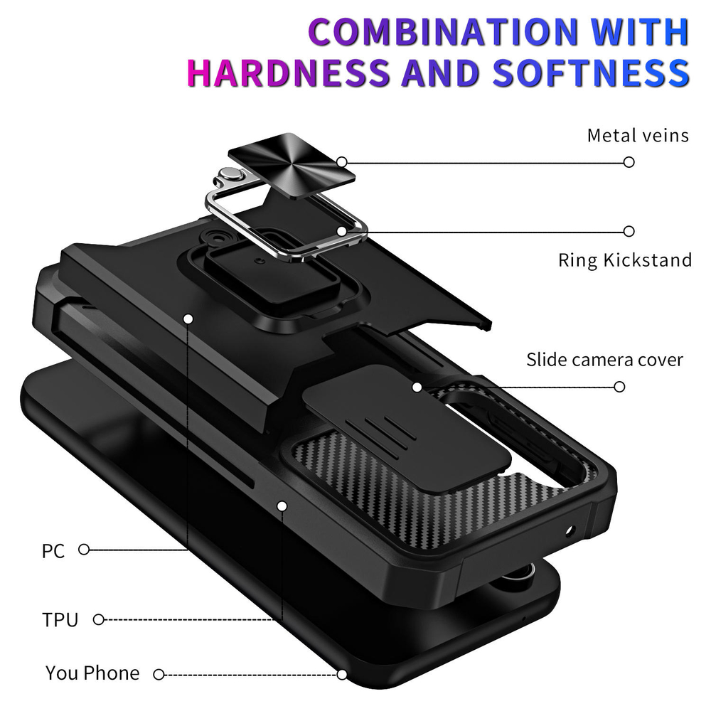 Противоударный чехол Сard Reader Case для Samsung Galaxy S23 FE