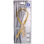 Подхват для штор на магните «Камея золото» 8см