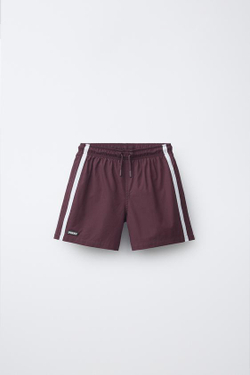 ZARA X PUKAS ПЛАВКИ PUKAS SURF, БАКЛАЖАННЫЙ