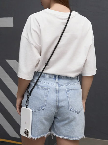 Шнурок для телефона. Амазонит и Агат