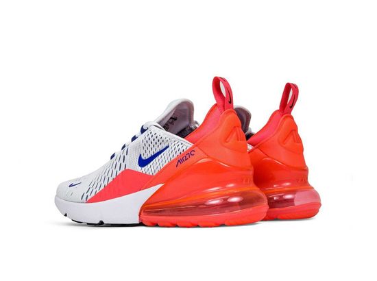 Air max 270 white blue red hotsell