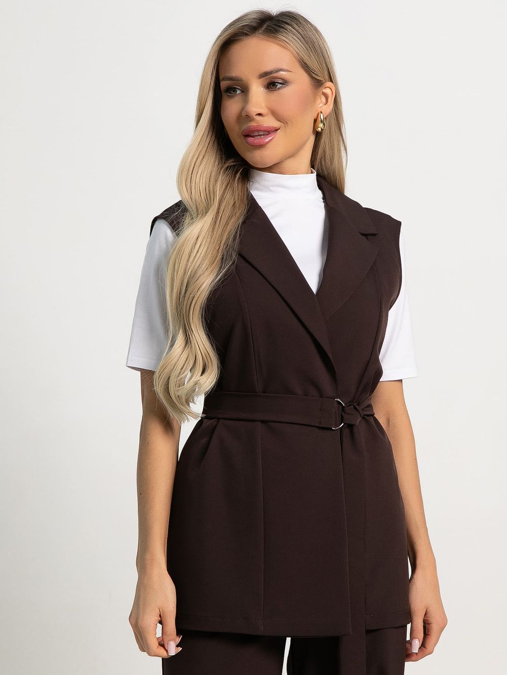 Костюм брючный Амстердам (шоколад) К15585-12М LT Collection