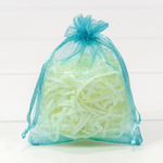 Мешочек 9х12см Органза (Бирюзовый)
