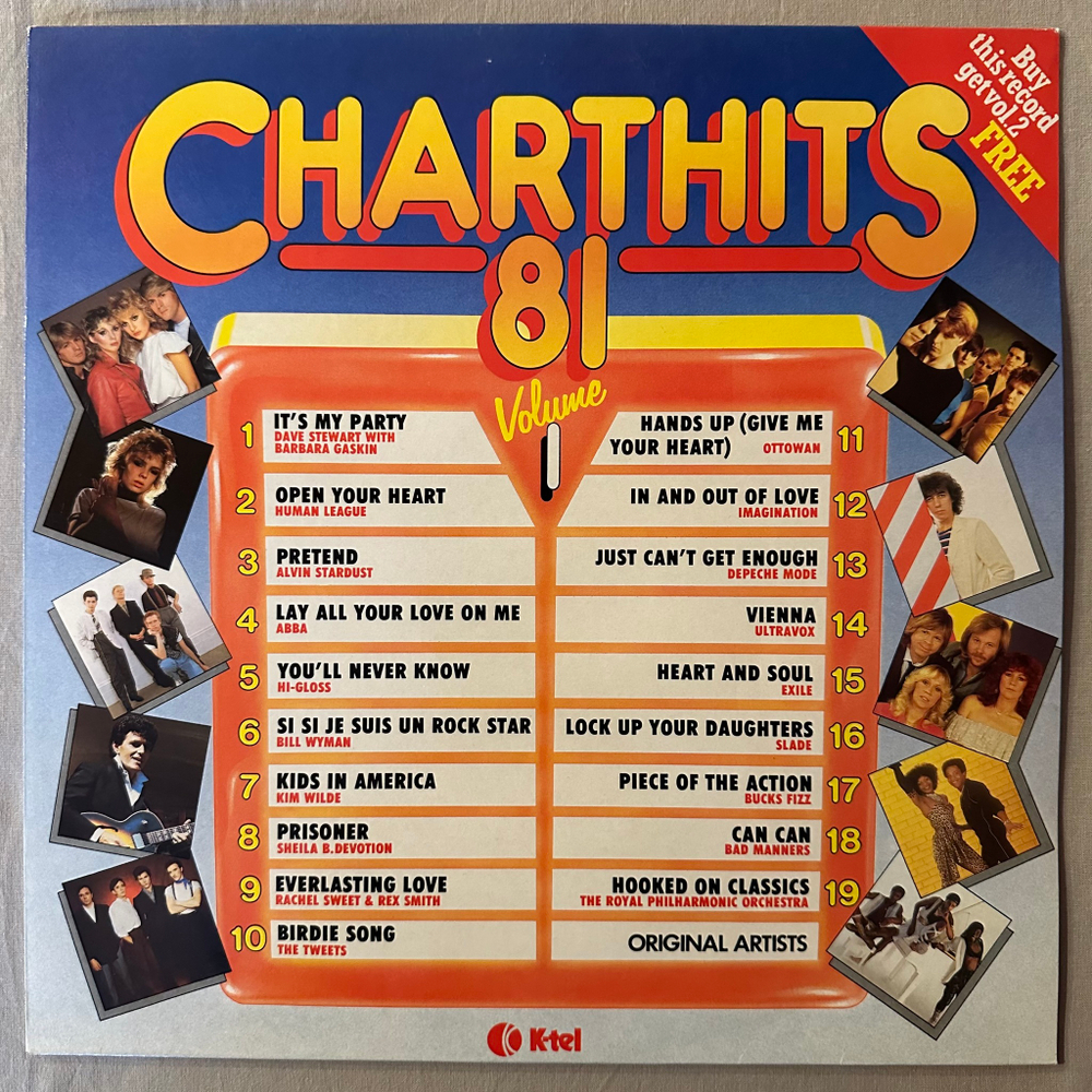 Сборник Chart Hits 81 Volume 1 (Ирландия 1981г.)