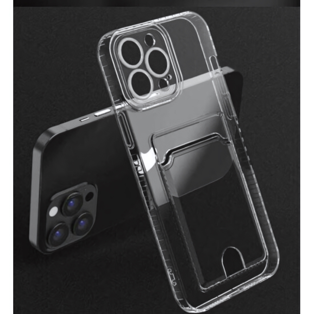 Силиконовый чехол для iPhone 14 Plus с карманом для карт, 013019 CM