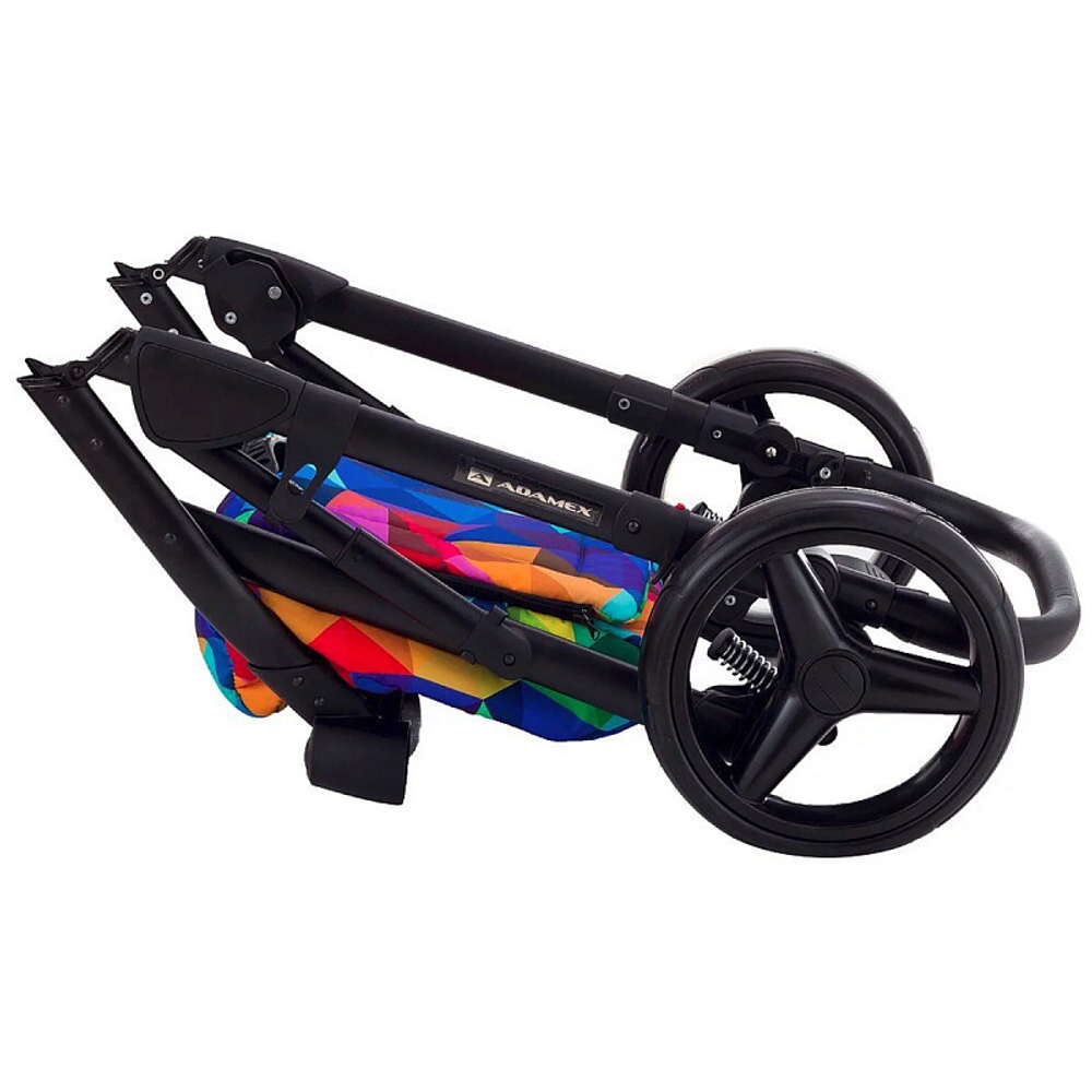 Детская коляска Adamex Luciano 2 в 1 Y123 радуга