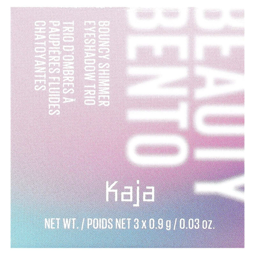 Kaja, Beauty Bento, трио теней для век с эффектом сияния, оттенок 02 цветок апельсина, 3 шт. по 0,9 г (0,03 унции)