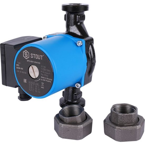 Циркуляционный насос Stout 25/40-180 с гайками (SPC-0010-2540180 )