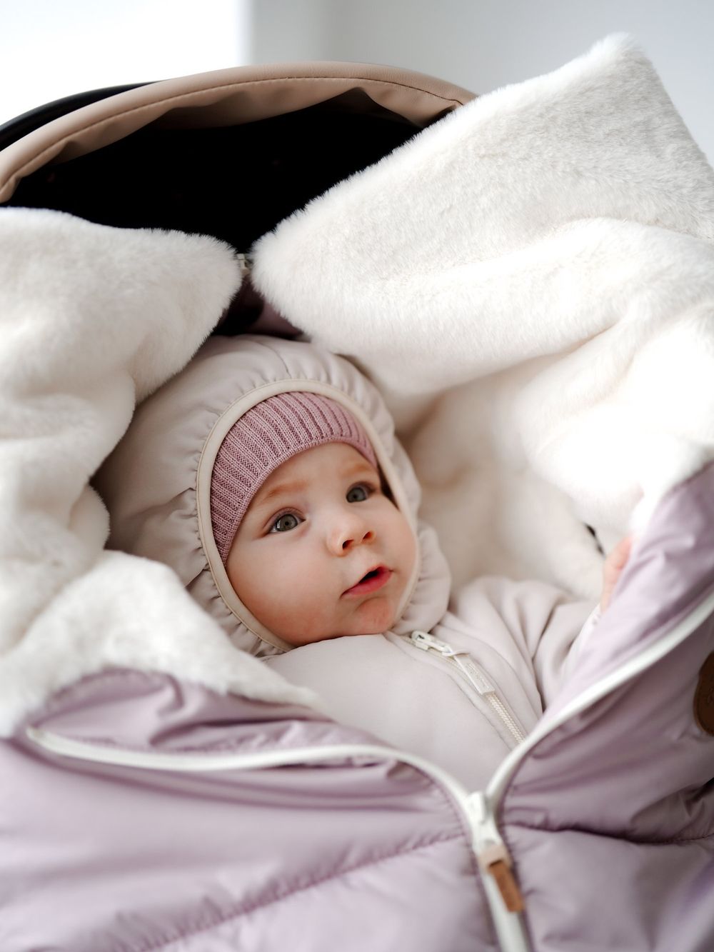 Конверт-одеяло "Пепельная роза" 0+