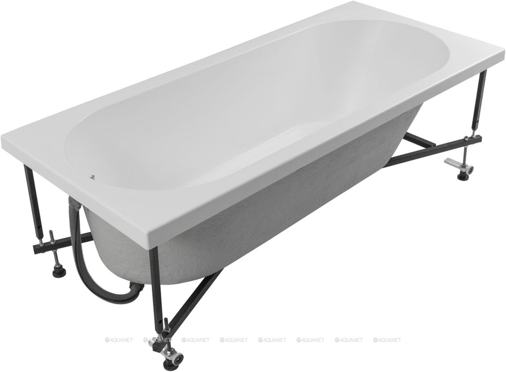 Акриловая ванна Aquanet (Акванет) Nexus 180x80 с каркасом