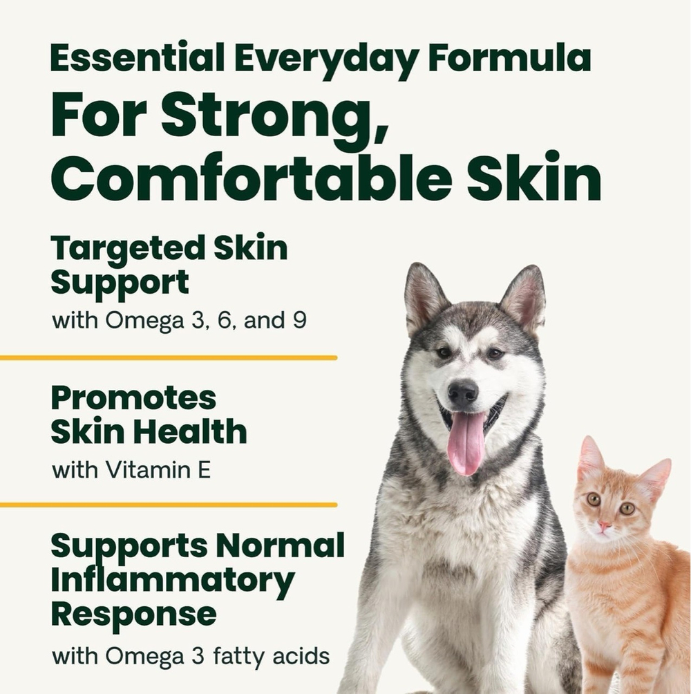 VetriScience OMEGA 3 6 9, для кошек и собак, капсулы