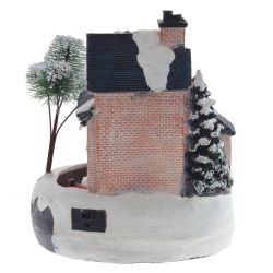 GAEM Фигурка декоративная "Рождество" (4 мелодии, подсвет, движ, 3xAA н/п, +USB), L19 W18 H22 см