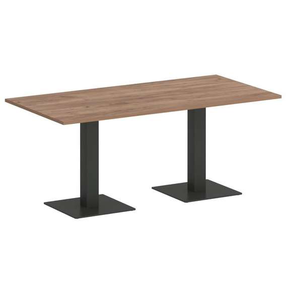 First Стол прямоугольный KSPRG-4 Дуб Табак/Металл Антрацит 1800*900*750