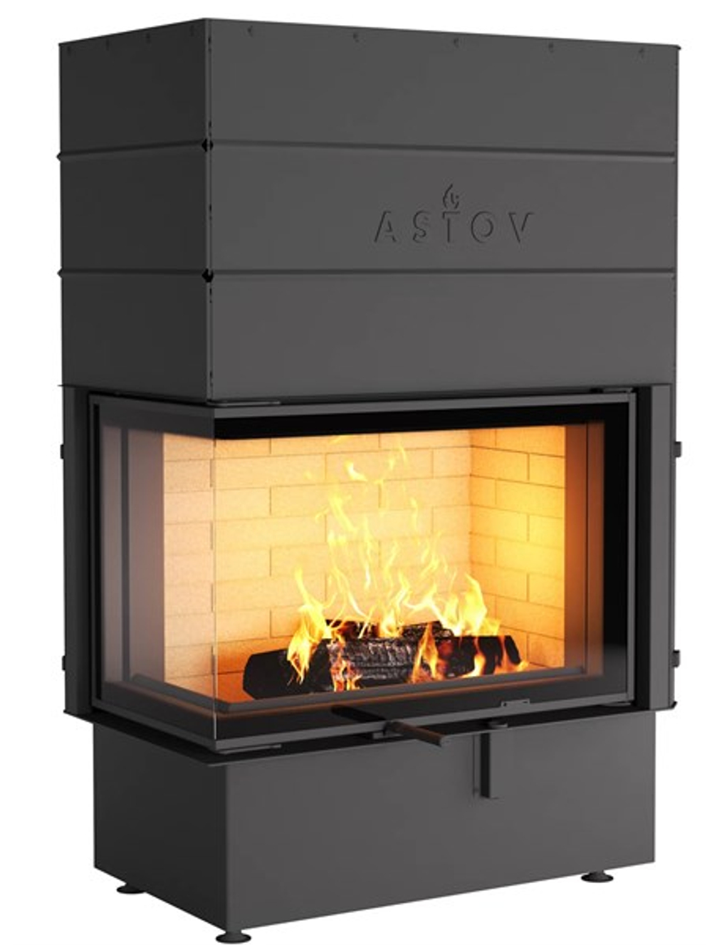 Каминная топка АСТОВ П2С 8457 ЛЕВАЯ