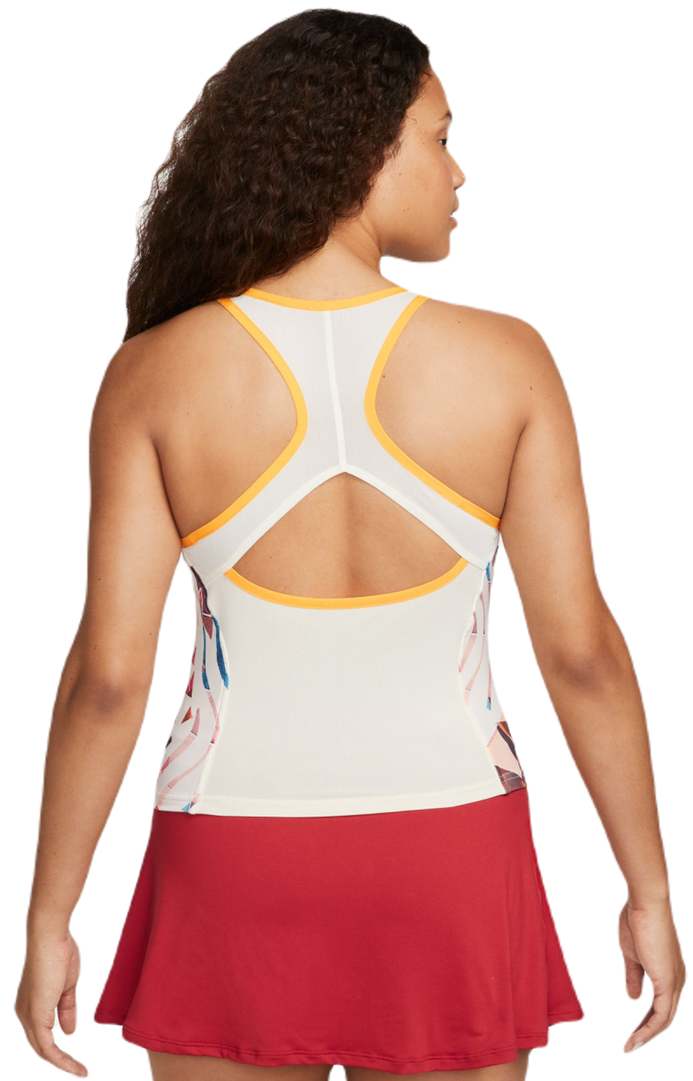 Женский топ теннисный Nike Court Dri-Fit Slam Printed Tennis Tank Top - разноцветный