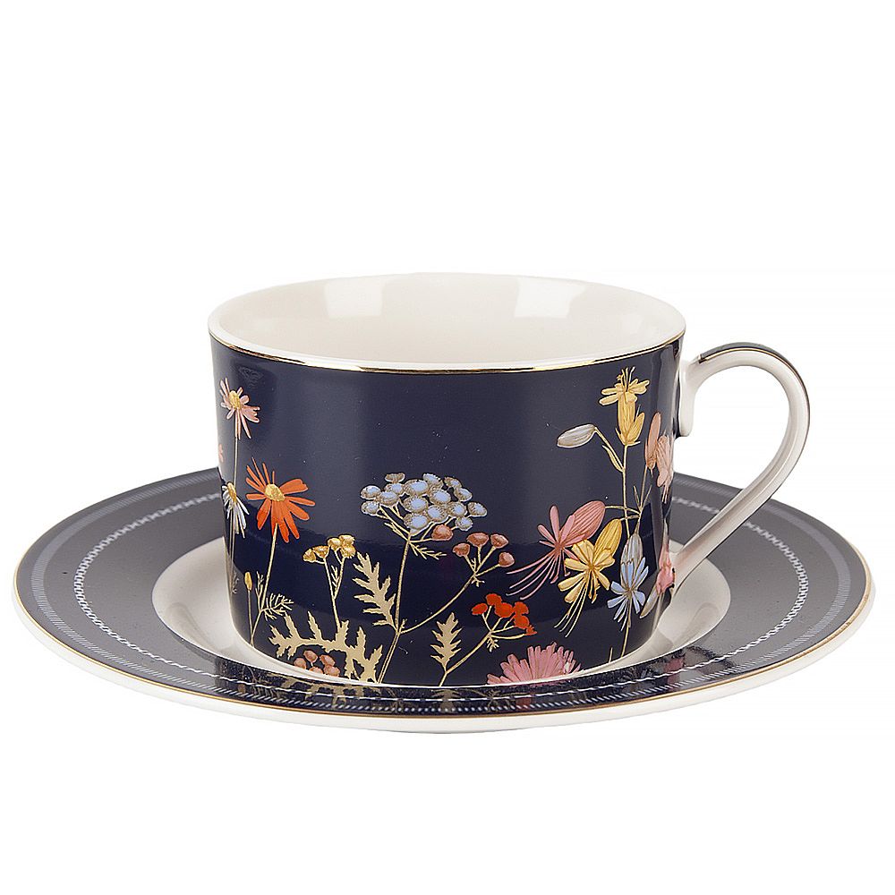 Набор чайный 12пр. "Grace" (6 персон) v=220мл (фарфор) (подарочная упаковка)