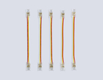 GS7911 Соединитель гибкий двухсторонний COB CCT 12/24V для лент 8mm (3 конт.) (5шт)