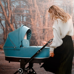 Коляска 4 в 1 Sweet Baby Cupola New + автокресло Elegante Plus с базой i-Size ISOFIX DK780 Ocean Green