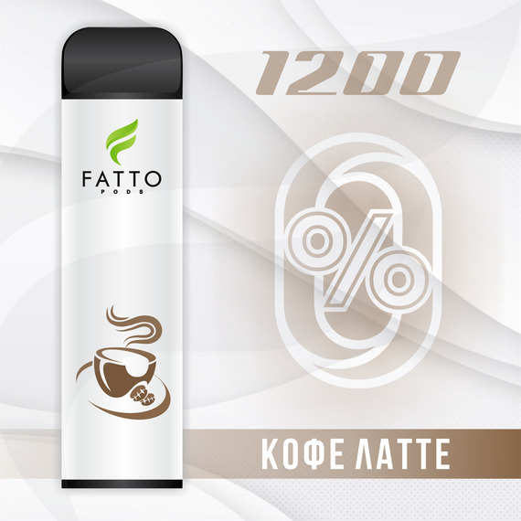 FATTO PODS ZERO - Latte (0% nic)