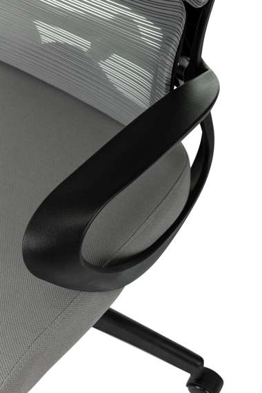 Кресло руководителя Бюрократ Sigma 2 серый сетка/ткань крестов. пластик