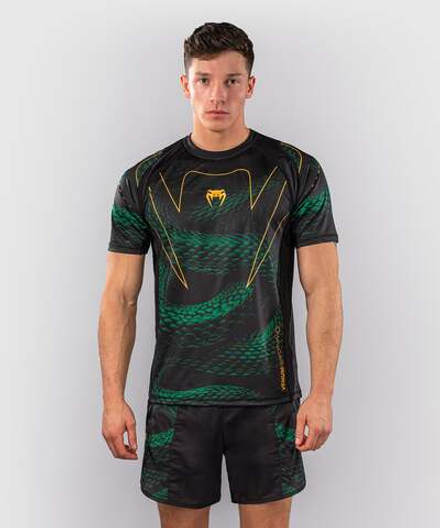 Футболка спортивная Venum Matupa Black/Green/Gold