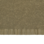 Полотенце банное из умягченной вафли цвета хаки из коллекции essential, 70x140 см