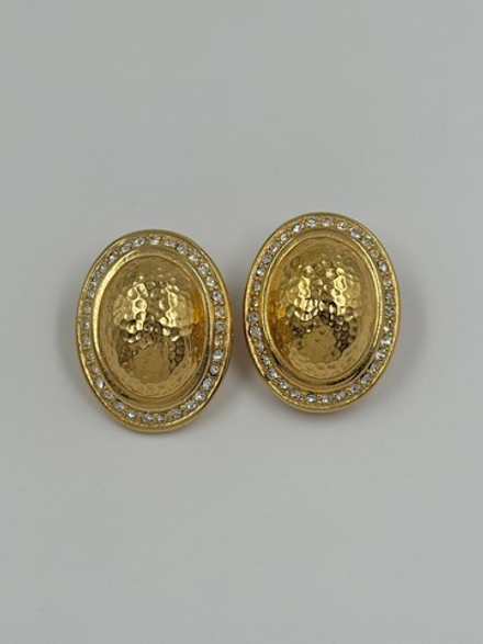 Клипсы с кристаллами Christian Dior