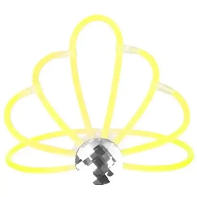 Светящаяся диадема «Желтая корона» 17x17x12,5см (арт.80253)