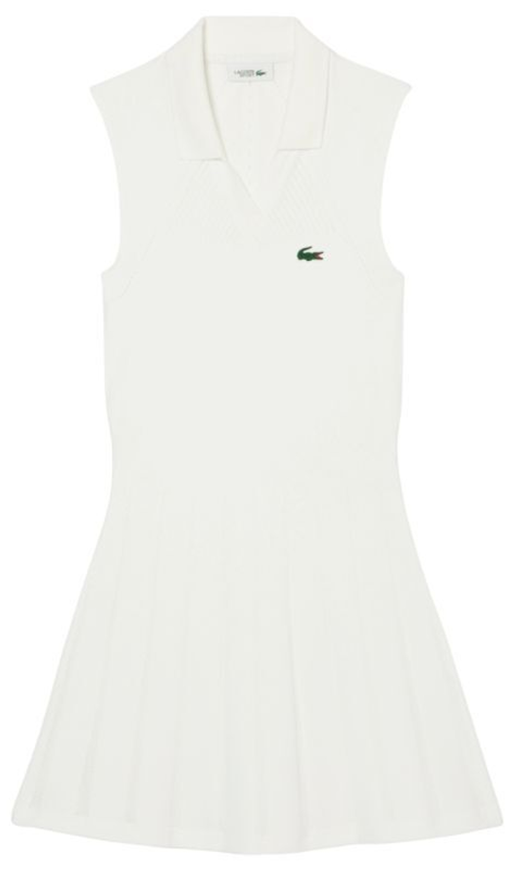 Теннисное платье Lacoste Stretch Tennis - белый