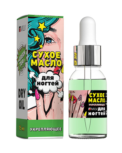 MILV Сухое масло укрепляющее "GREEN TEA" 15 мл