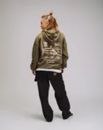 Худи Подполье Flag хаки