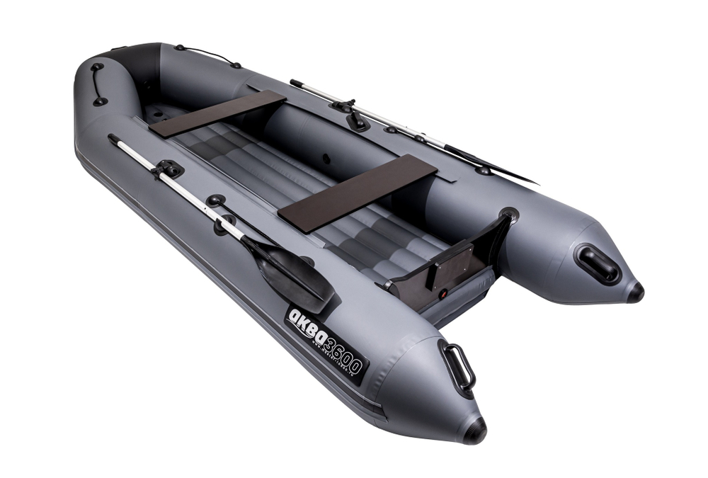 Лодка ПВХ Аква 3600 НДНД графит/черный