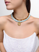 Колье "Trio tiger Shell " Gold