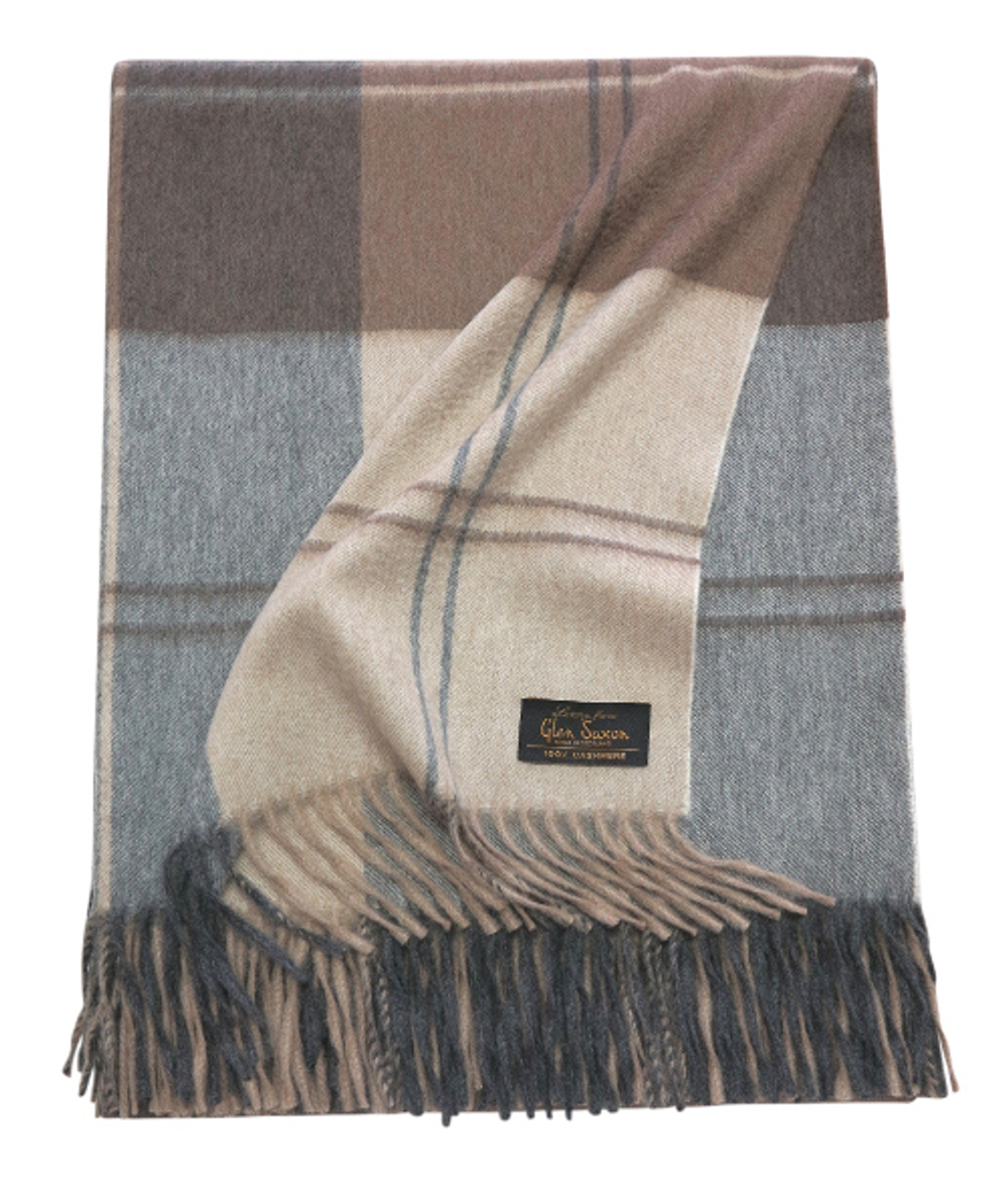 Плед 147х183 Glen Saxon Block 103 A1mink