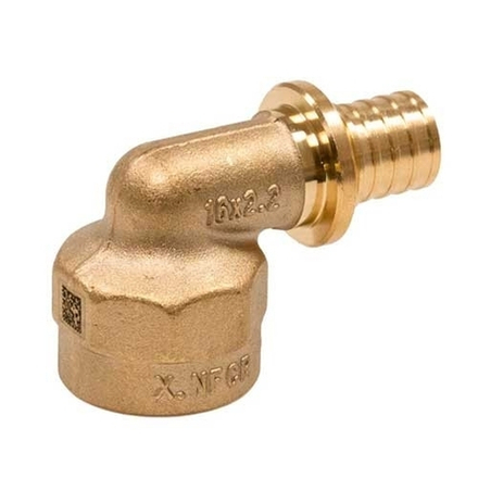 Угольник ВР 20-Rp3/4" DZR латунь Рехау