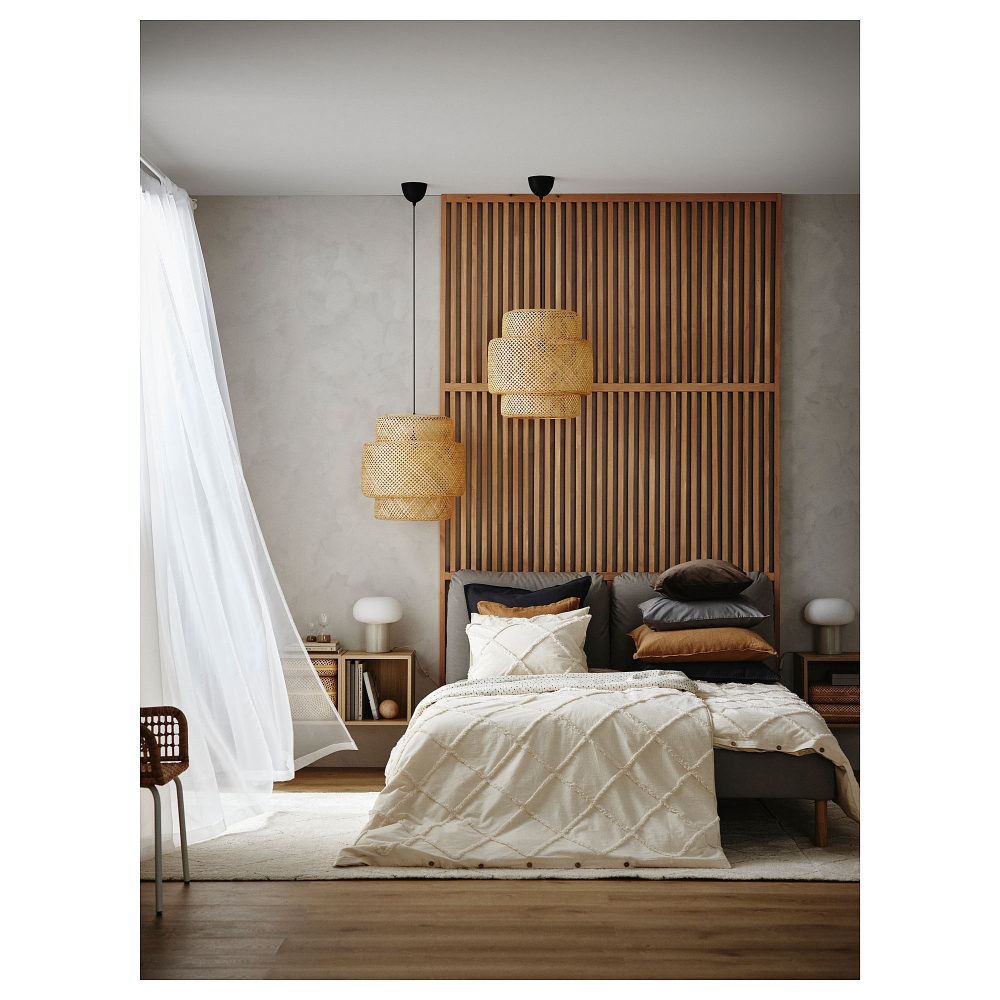 Комплект штор IKEA TERESIA (ТЕРЕСИА), Белый, 145x250 см, 2 шт