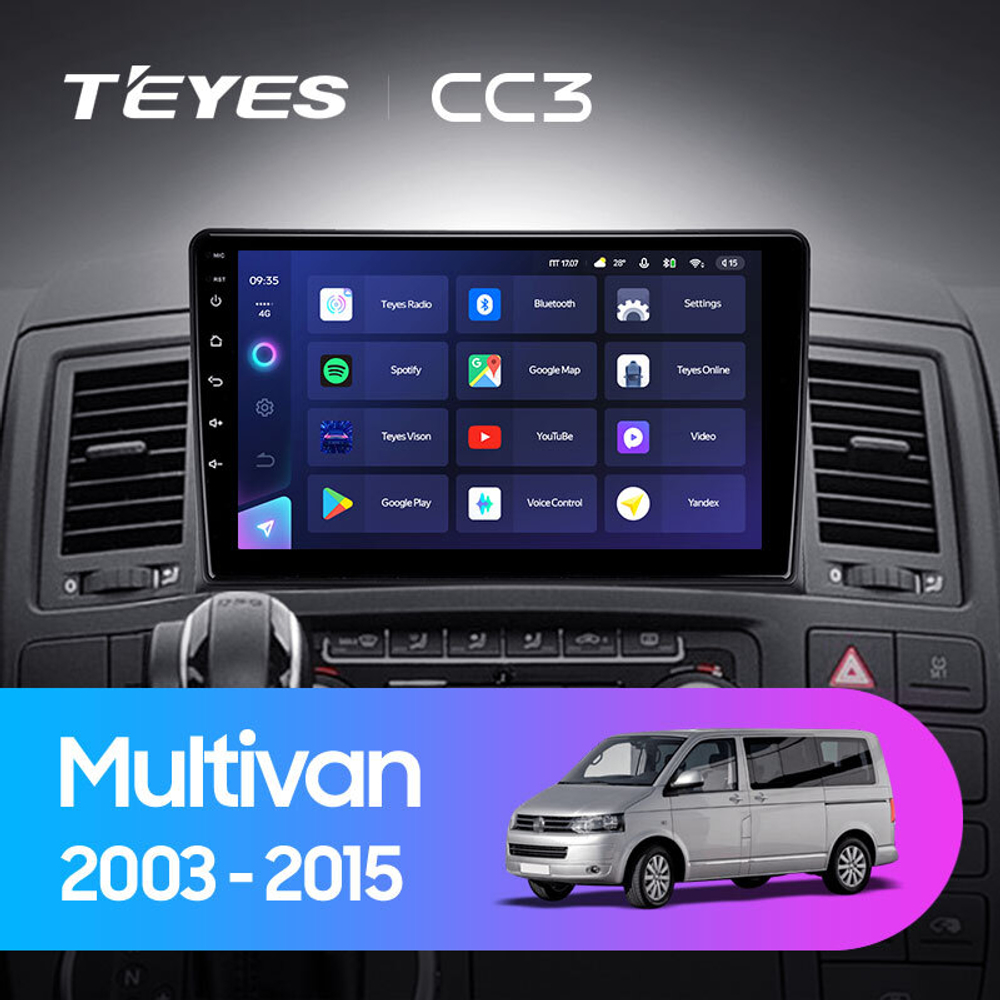 Teyes CC3 9"для Volkswagen Multivan T5 2003-2015