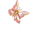 Шар Фольгированный Бабочка нежно-розовая (Ассорти)