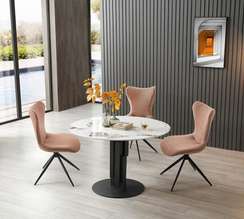 Крутящийся стул Bavel бежевый