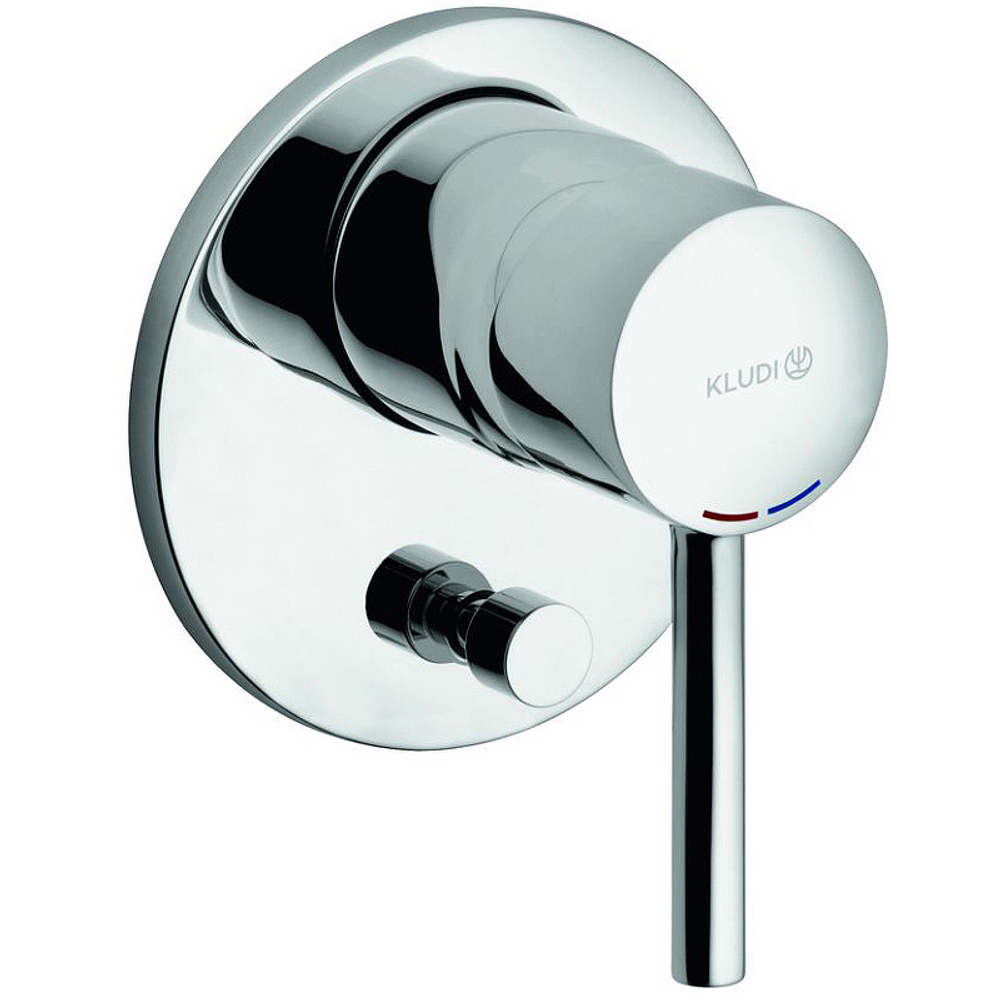 Купить смеситель для ванны и душа Kludi Bozz 387160576 хром, встроенный