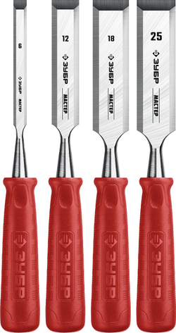 ЗУБР 4 шт, набор стамесок (18094-H4)