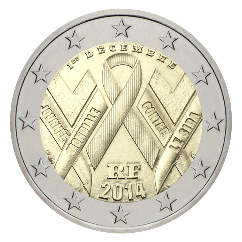 ФРАНЦИЯ, 2014, 2 ЕВРО [БИМЕТАЛЛ]